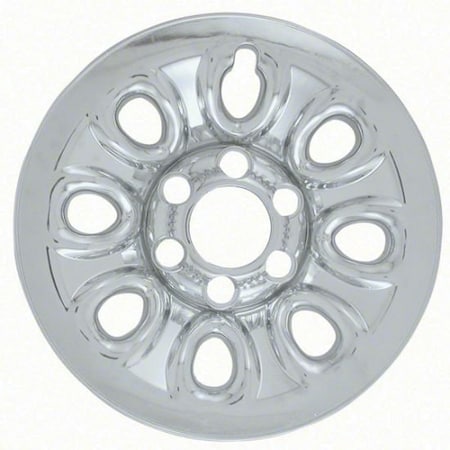Coast2Coast 17", 8 Hole, Chrome Plated, Plastic, Set Of 4, Compatible With Steel Wheels IWCIMP64X